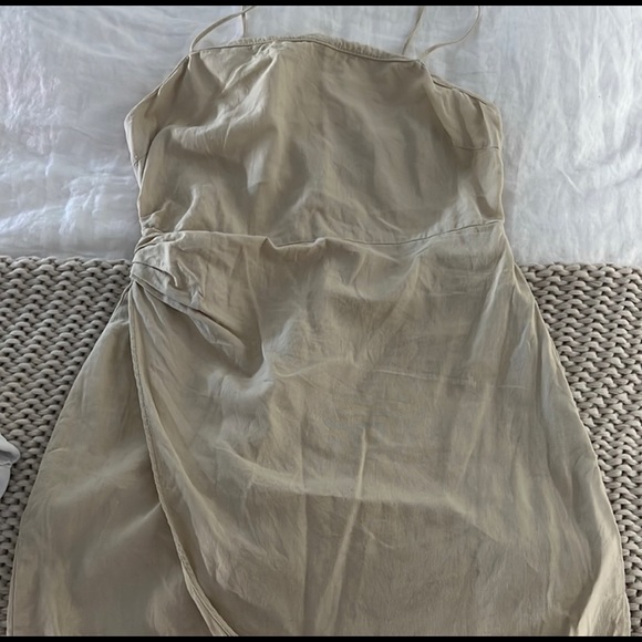 ZARA DRAPED MINI DRESS - Picture 7 of 7